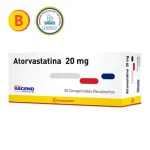 Atorvastantina 20 mg x 30 comprimidos recubiertos Ascend